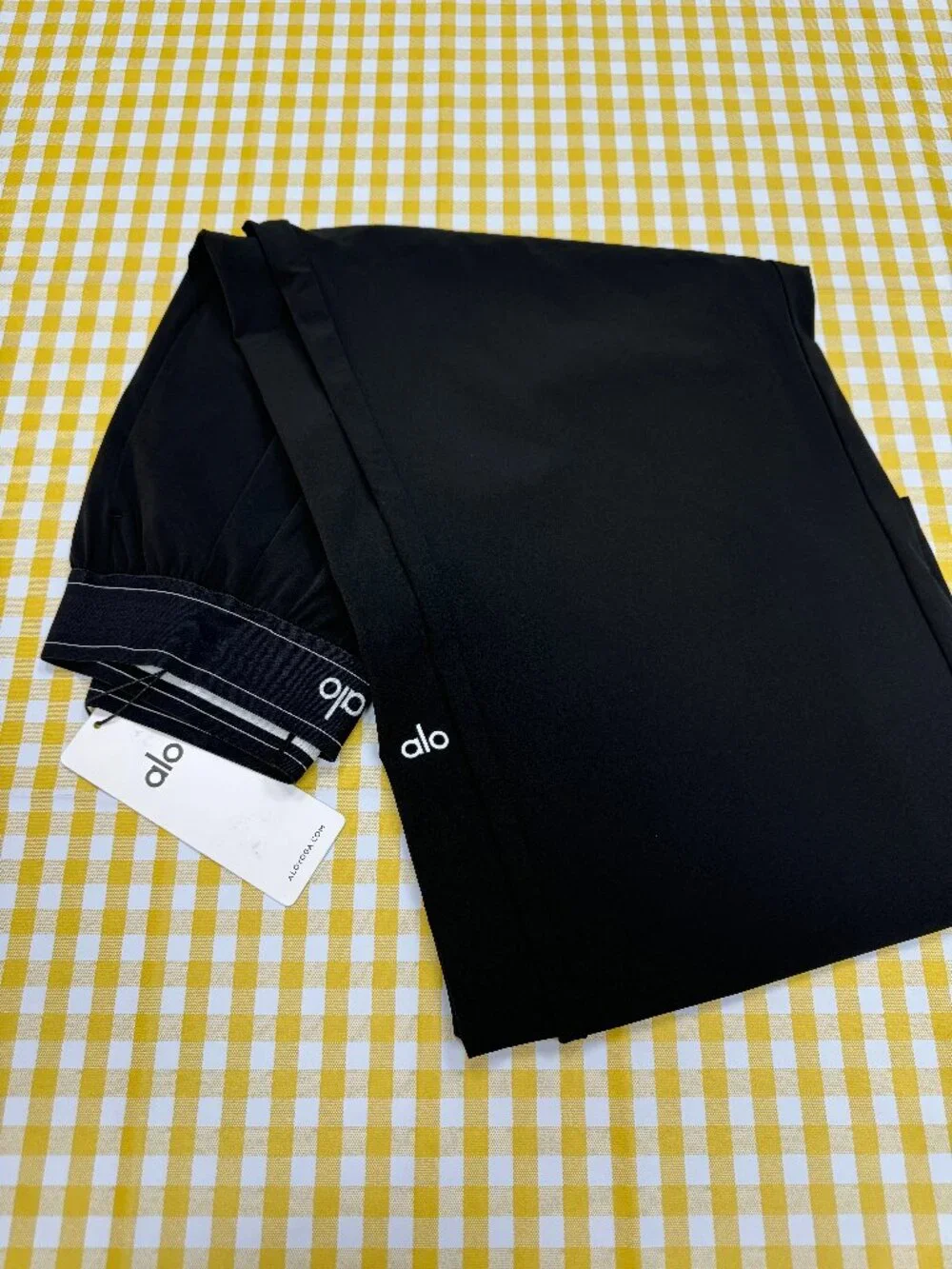 NWT Alo Yoga Suit Up Trouser Black Wide Leg Pants XS 30” Inseam 🌞 Everyday Chic